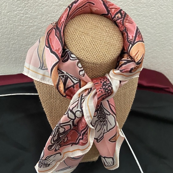 💕Last One Boho Bohemian Illustration Floral Scarf - Picture 4 of 9